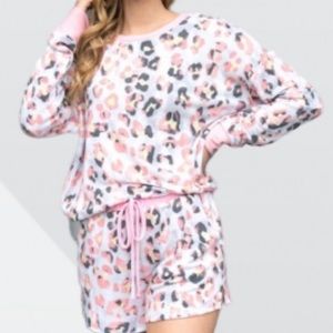 💗CHEETAH PRINT FRENCH TERRY TIE DYE SET